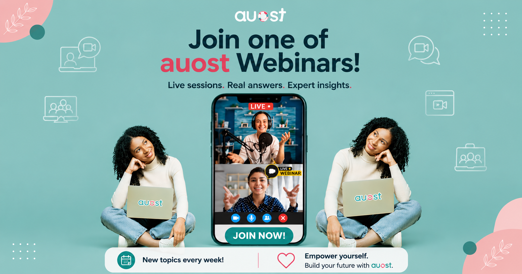 Learn, Connect, and Prepare: Join auost Webinars